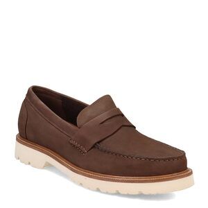 COLE HAAN MEN'S AMERICAN CLASSICS PENNY LOAFER, TRUFFLE EGRET, 8-M US